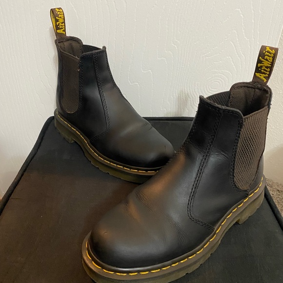 Dr. Martens Black Leather Boots - Picture 2 of 3